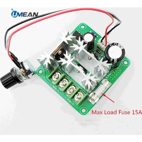 DC Motor Controller PWM Speed Control Switch Regulator High Power Drive Module 6V 12V 24V 36V 60V 90V 15A