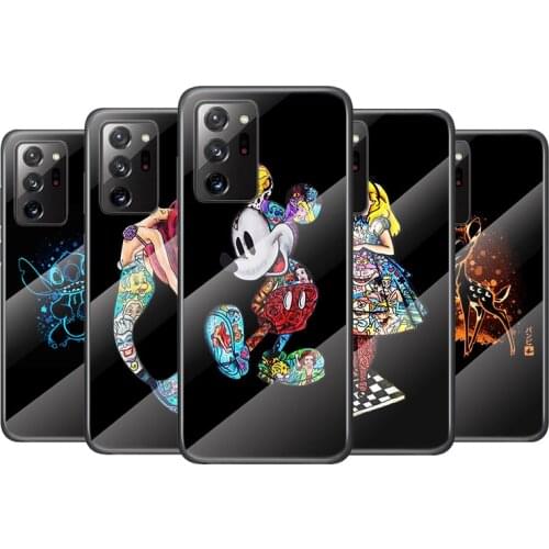 Tempered Glass Cover Disney Princess Marvel For Samsung Galaxy M51 M31 M21 A70 A50 A40 A30 A20 A10 Phone Case Capa