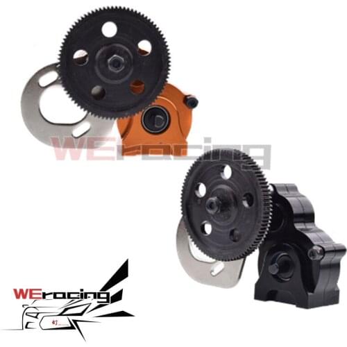 18024 Assembled Transmission Case Center Gearbox for 1/10 HSP 94180 Off-road Crawler Climbing RC Car Model Vehicle