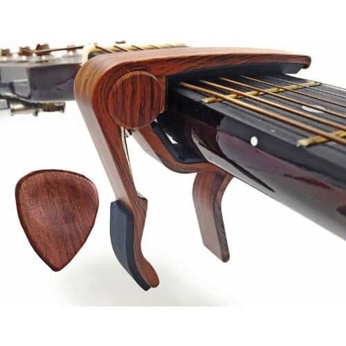 58mm*48mm*78mm Wood Guitar Clip Solid Wood Guitar high quality Guitar pick Musical Instrument Guitar Accessories