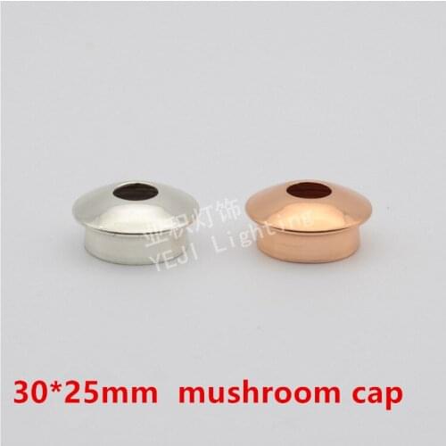 Mushroom-type cap Lamp holder Decorative cover apply to table lamp wall lamp chandelier S Gold Rose Gold Lighting Accessories