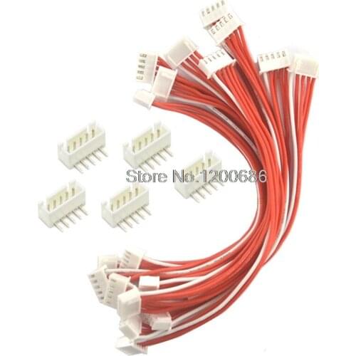 30CM 24AWG 5P Double-end XH 2.54mm 5 Pin Battery Connector Plug Female & Male with Wire