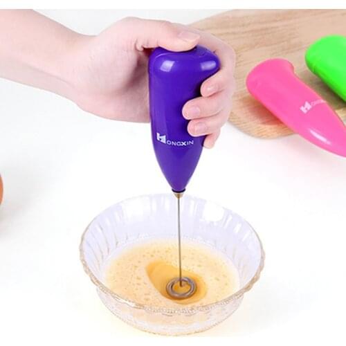 Kitchen Egg Beater Coffee Milk Drink Electric Whisk Mixer Frother Foamer Electric Mini Handle Mixer Stirrer