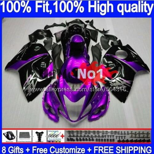 Injection For SUZUKI GSXR 1300 Hayabusa 2008 2013 2014 2015 2016 30MC.107 GSXR-1300 GSXR1300 08 13 14 15 16 Fairing Purple black