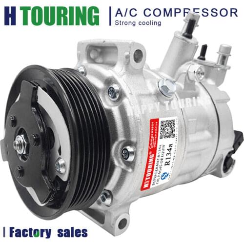 For VW golf ac compressor VW Golf Caddy Eos Jettas Passat Polo Tiguan Touran 1K0820803C 1K0820803G 1K0820803Q 1K0820859F 168675F