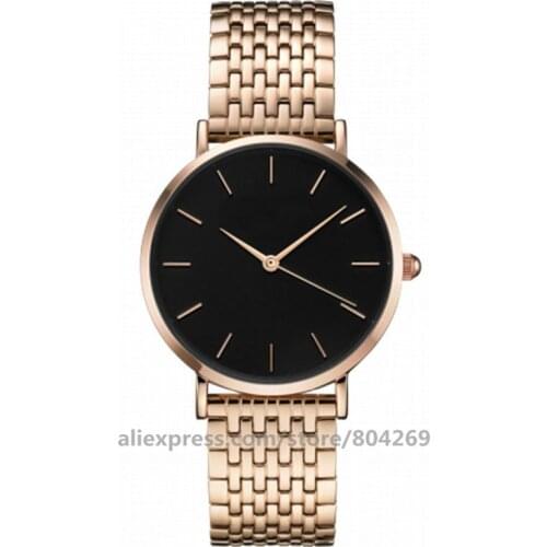 Hot Wholesale Women Dress Watch Alloy Sport Quartz Wristwatch No Logo Women Lady Dress Watches 655