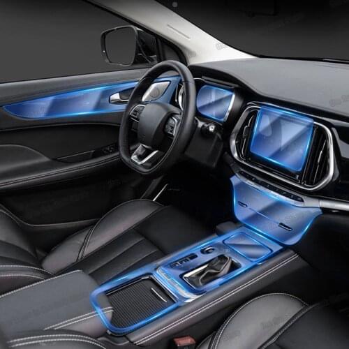 Lsrtw2017 TPU Car Interior Film Dashboard Gps Screen Center Console Sticker Anti-scratch for Chery Jetour X90 2020 2021 Auto