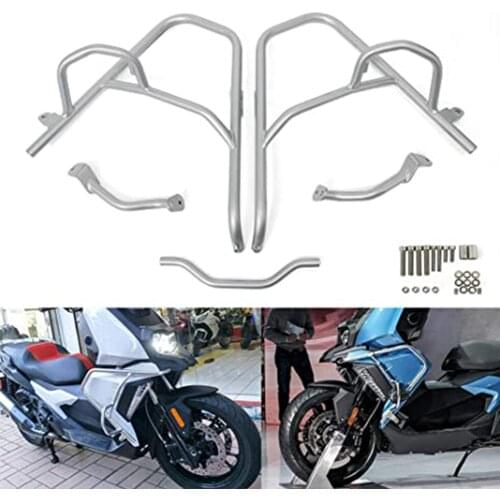 Motorcycle Highway Engine Guard Crash Tank Bar Bumper Stunt Cage Fairing Frame Protector For BMW C400X C400 X C400GT 2019-2022