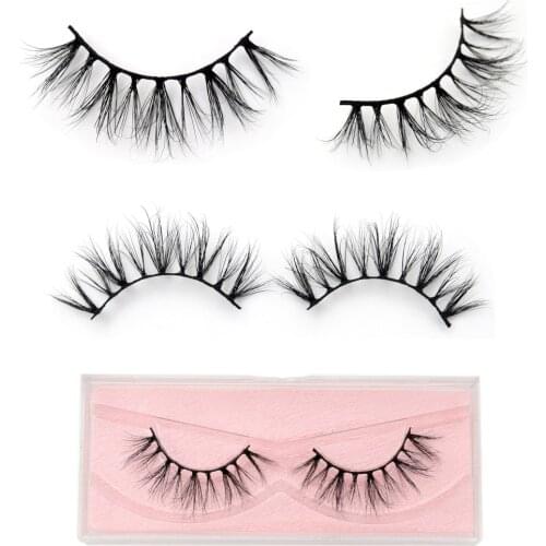 Visofree mink eyelashes 3d mink lashes natural faux cils handmade full strip lashes natural long eyelashes makeup fake lashes