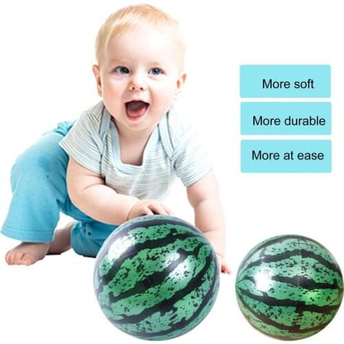 Adorable Watermelon Ball Recreational Versatile Inflatable Toy Joyful Vivid Exquisite Beach Watermelon Ball for Children