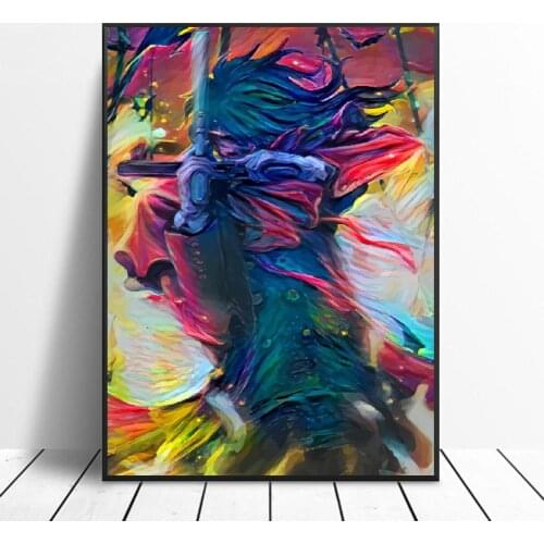 Count Dracula Waitress Canvas Painting Art Print Poster Picture Wall Modern Minimalist Bedroom Living Room Decoration