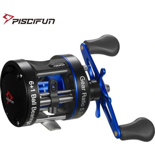 Piscifun Chaos XS Round Drum Baitcasting Reel Up To 9KG Reinforced Metal Body Conventional Saltwater Inshore Surf Fishing Reels