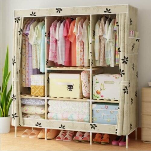 Factory Price Solid Wood Wardrobe length 150 cm