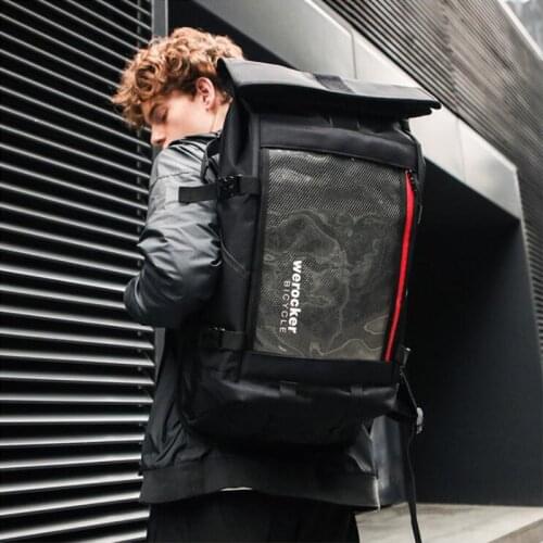 Travel Outdoor Gadgets Mochila Folding Rolltop Backpack Waterproof Bicycle Bagpack Traveling Haversack Bag Laptop School Bags