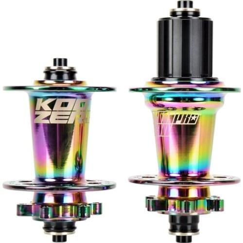 2020 Koozer Hubs 4 Bearing Mountain Bike Disc Brake Hub Rear 10*135mm QR 100*15 12*142mm Thru Bicycle Hub XM490 PRO Colorful 32H