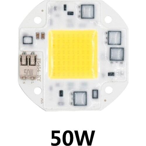LED COB Chip Diodes Light 20W 30W 50W AC110-220V LED SMD Smart IC Bulb Lamp Floodlight Spotlight and Greenhouse Plant Fill Light