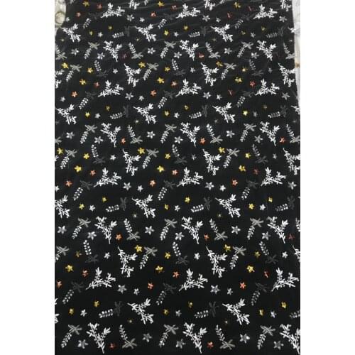 Sequin fabric stock 5yards ST33# Picture color tulle mesh lace fabric for bridal wedding dress/sawing Free shipping