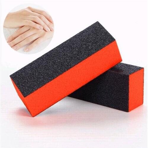 6PCS Three Side Nail Buffer Block Creative Manicure Buffer Multicolor Nail Sanding File Nail Polisher Professional Nail Art Tool