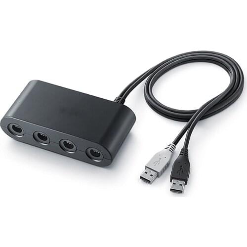 USB 4-Port Controller Gamepad Converter Adapter for NGC Controller to Wii U Nintendo Switch and PC