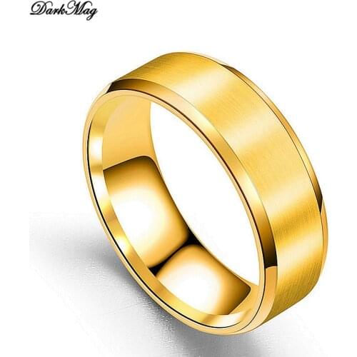 DarkMag 8MM Tungsten Rings Classic Wedding Rings For Women Mens Engagement Rings Tungsten Jewelry Party Ring Drop Ship