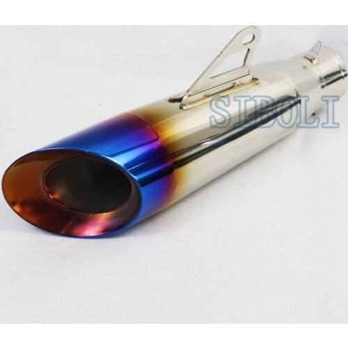 Exhaust Tube Escape Moto Universal Muffler 51MM Inlet For Benelli TRK502 TNT bn150 300 Versys 650 Cb400 Vtec mt07 mt09 150cc 250