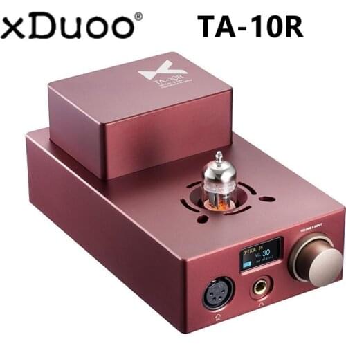 XDUOO TA-10R TA10R AK4493EQ XU208 Tube Headphone Amplifier AMP USB DAC 2000mW Output 384Khz DSD256 RAC Optical Coaxial Input
