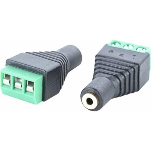 10pcs/lot 2.5mm Stereo Female Jack DIY Solderless Headphones 2.5mm Audio Connector