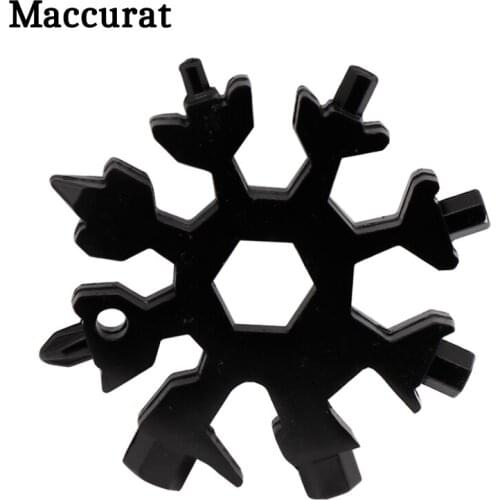 18 in1 Snowflake Multi Wrench Portable Pocket Tool Snowflake Screwdriver Combination Socket Nut Tool for Repair 3D Printer Part