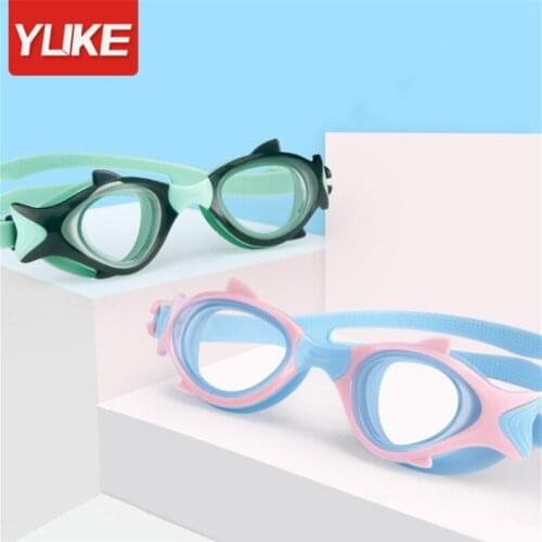 2021 Cartoon Kids Swimming Goggles Professional Children Pool Swim Glasses Anti Fog Boys Girls Waterproof Swim Eyewear Age 2-14