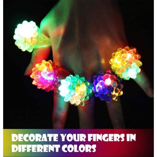 5pc/set Luminous Rings Stars Shine In The Dark Childrens Toys Flash Lights Glow In The Dark Toys for Kids Toys