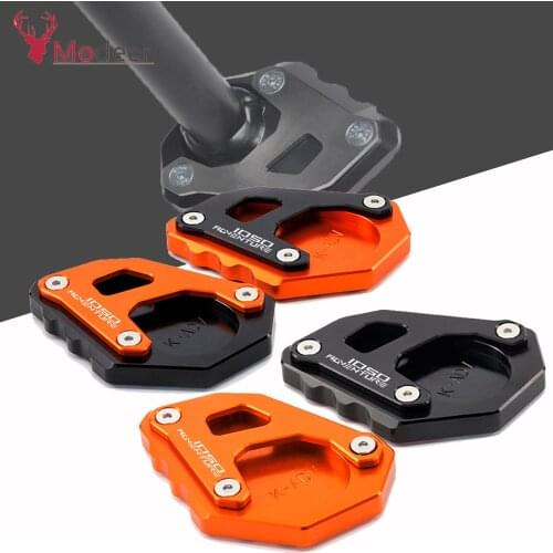 For KTM 1050/1190/1290/1090 Adventure all year Motorcycle Accessories Cnc Side Stand Enlarger 1050 1090 1190 1290 Adv. Orange
