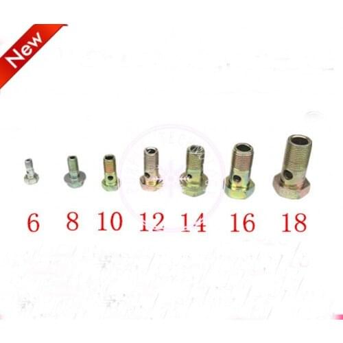 Free shipping diesel injector pump fuel pipe connector screw