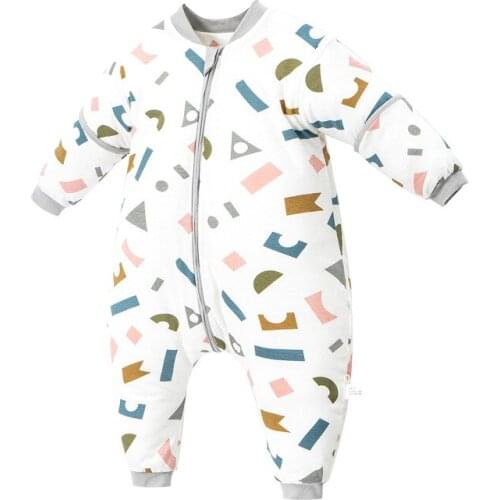 Baby Quilt Sleeping Bag Newborn Sleep Sac Bebe Thick Slaapzak Warm Winter Envelope 0-6Y Children Sleepsack Kids Sleepwear