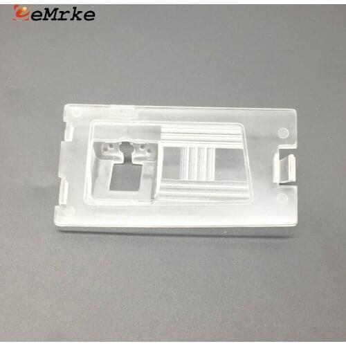 EEMRKE Car Rearview Camera Bracket License Plate Lights Housing Mount for Jeep Grand Cherokee 2012 2013