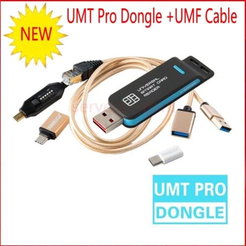 Latest Version UMT Pro 2 Dongle UMT Pro Key (UMT Dongle +AVB Dongle 2 IN 1 ) Function +UMF ALL BOOT Cable
