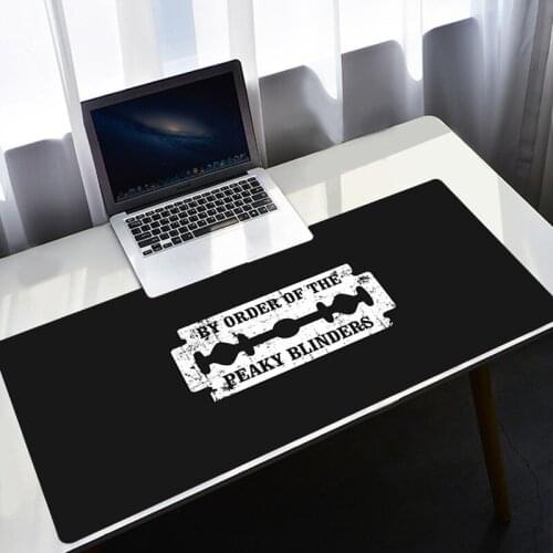 Peaky Blinders Anime Mouse Pad Gamer Desk Pc Gaming Accessories Mausepad Rug Varmilo Mice Keyboards Computer Peripherals Office