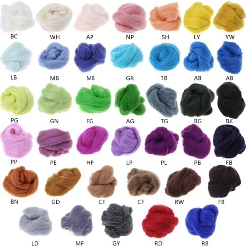 Fashion Wool Corriedale Needlefelting Top Roving Dyed Spinning Wet Felting Fiber