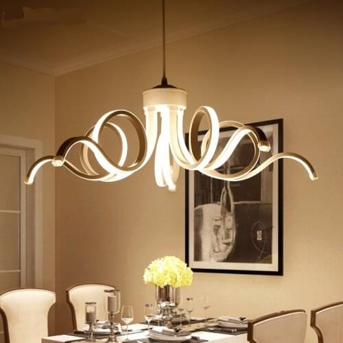Fashion Style LED Pendant Lamp Singular Petals Pendant Lights For Bar Bedroom Living Room Kitchen Illumination