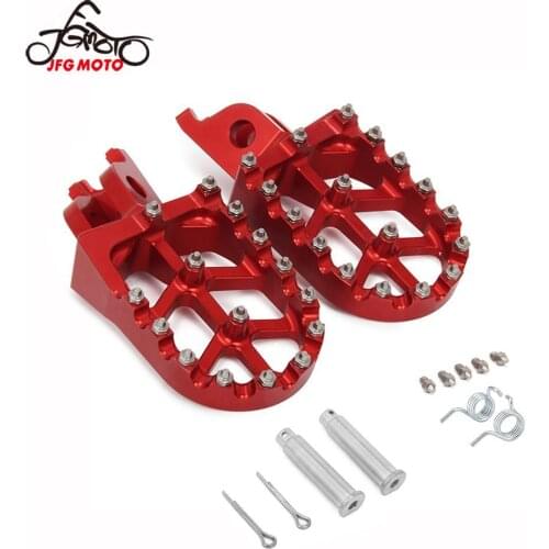 Motorcycle CNC Footpeg Footpegs Foot Pegs Pedals For Honda CRF150R CRF250R CRF250X CRF450R CRF450X CRF250L CRF450L CRF250RX