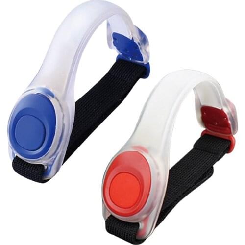 Outdoor Sports Night Running Armband Led Silicone Light Safety Belt Arm Leg Warning Wristband For Cycling Bike Bicycle Party