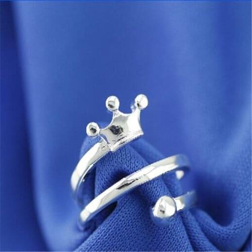 New Promotions 925 Sterling Silver Color Color Ring Elements Imitate Zirconia Ring for Women Wholesale Wedding Jewelry # 208