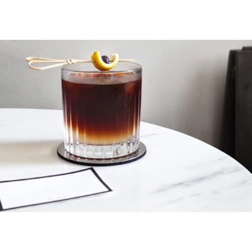 300ml Bar Restaurant Single Layer Vertical Striped Glass Cup Juice Tea Clear Mug Glass Cup Juice Tea Clear Mug Glass Cup Juice T