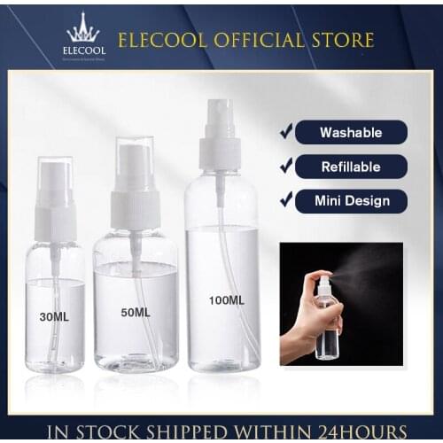 30ml/50ml/100ml Transparent Refillable Bottle Travel Split bottles Perfume Atomizer Small Empty Spray Bottles