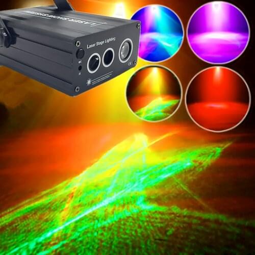 RGB Colorful LED Wave Effect Laser ,Scanner Laser Light, LED Projector Fantastic Full Color Xmas Dance Home Party Laser