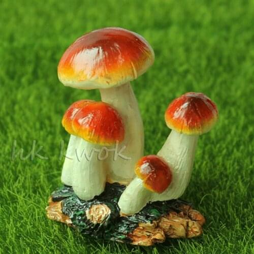 Fairy Garden Miniatures Mini Garden Decorations Accessories Resin Crafts DIY Bonsai Figurines Mushroom Dollhouse Miniatures