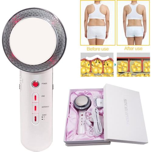 Body Slimming Beauty Instrument Masajeador Facial Ultrasound Cavitation EMS Body Massager Facial Lifting Lipo Fat Burner Machine