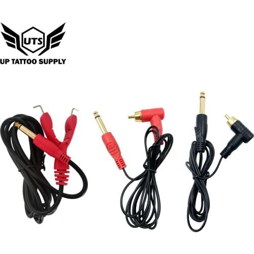 High Quality Tattoo RCA Clip Cord Silicone Springless Clipcord For Power Supply Footswitch Pen Machine Gun