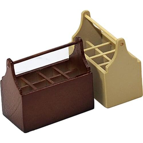 1Pcs 1/12 Dollhouse Miniature Accessories Mini Resin Tool Case Simulation Storage Box Model Toys for Doll House Decoration