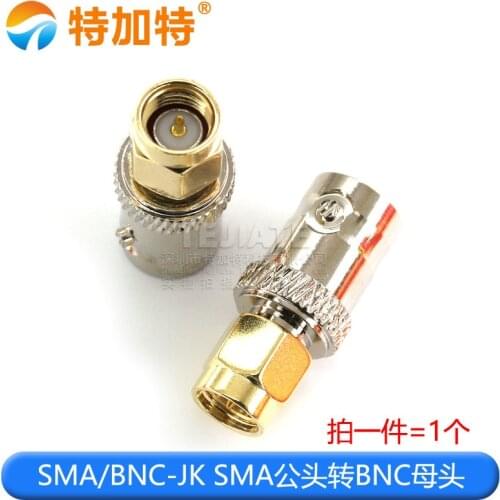 1PCS SMA/BNC-JK SMA male to BNC female BNC-K/SMA-J