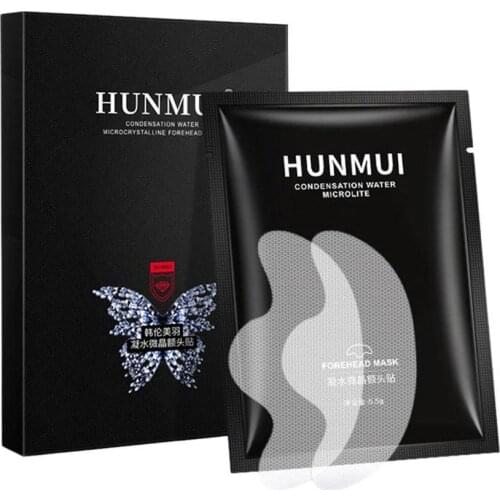 5Pcs Microcrystalline Patch For Forehead Lines Mask Neck Nursing Stickers Fades Wrinkles Firming Anti-Wrinkle Face Mask